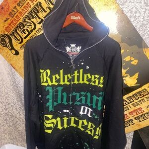 Blac Label Premium Vintage Full Zip Hoodie 3X